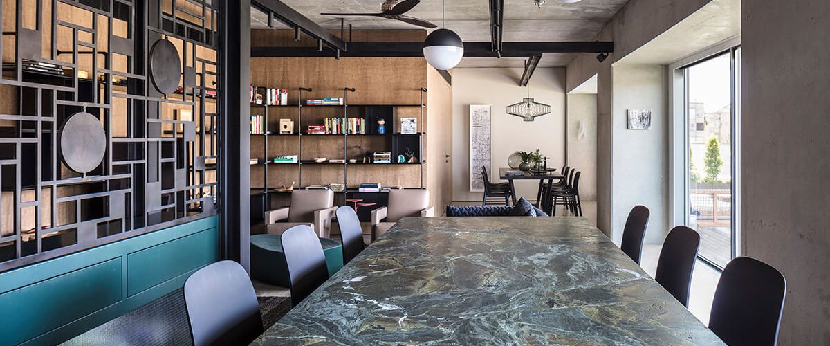 משטח עבודה למטבח ואי מגרניט