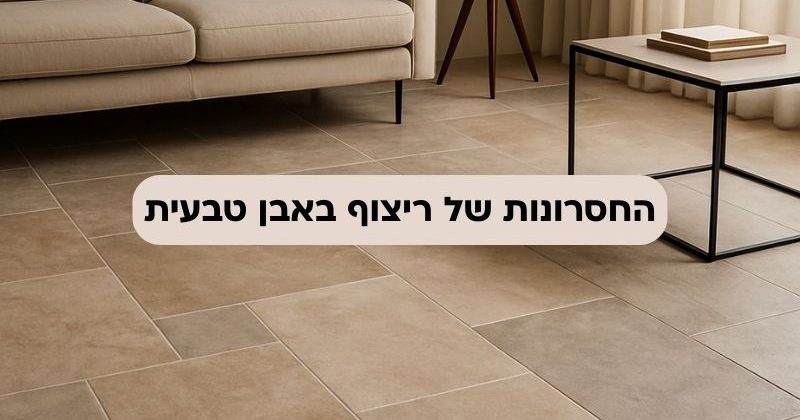 החסרונות של ריצוף באבן טבעית - פרביטל