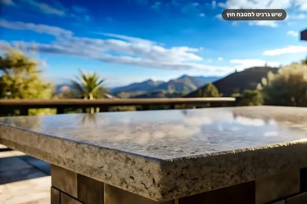 שיש גרניט למטבח חוץ