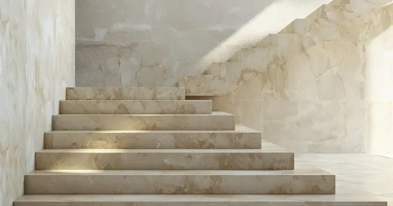 שיש למדרגות פנים